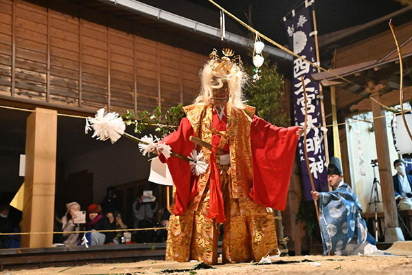 銀鏡神楽 8番 西之宮大明神(Shiromi Kagura No.8 Nishinomiya Daimyojin Shrine)